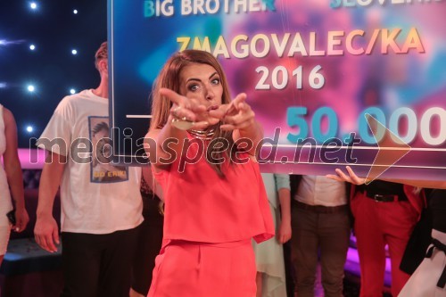 Zmagovalka šova Big Brother 2016 je Mirela Lapanović