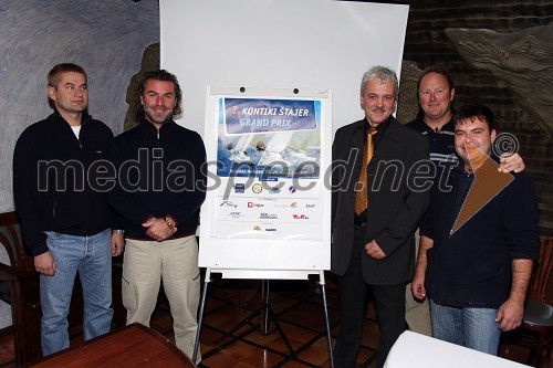 Davor Cvek, Yacht Club Attems, Bojan Valentan, Kon-tiki Sailing, tehnični direktor regate, Tomislav Pugelj, Jadralno družtvo Ojro, direktor regate, Sebastijan Levstik, Kon-tiki Sailing in Miha Pučnik, Nautic Club Rogla