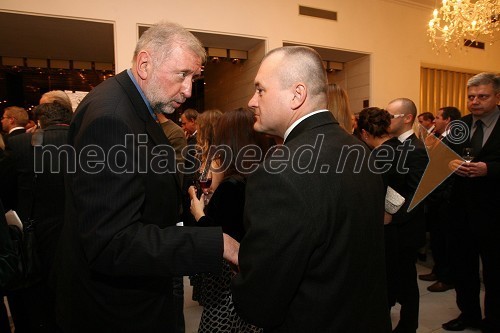 Dr. Dimitrij Rupel, minister za zunanje zadeve RS in Franc Kangler, mariborski župan