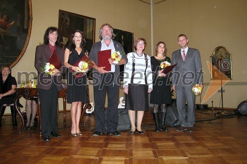 Rasso Causevig, Iris Mulej, Miss Slovenije 2006, ..., Marjeta Cotman, ministrica za delo, družino in socialne zadeve, Manca Perko, Društvo bralna značka Slovenije, Andrej Brumat