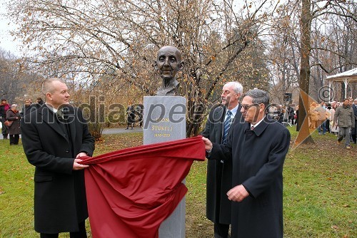 Franc Kangler, mariborski župan, Srečko Pirtovšek, glavni in odgovorni urednik Založbe Kapital in ...