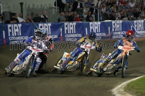 ..., Tony Rickardsson, Švedska in Tomasz Gollob, Poljska