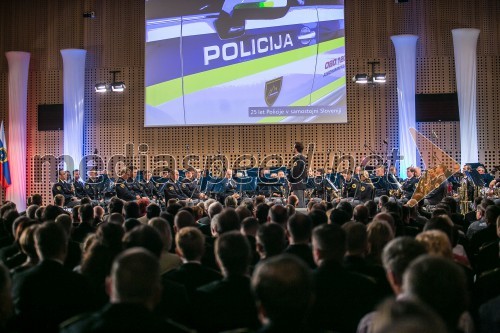 Osrednja slovesnost ob 25. obletnici Policije v samostojni Sloveniji