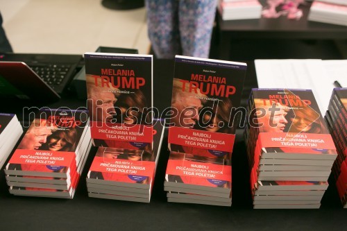 Melania Trump – gola resnica, predstavitev knjige Bojana Požarja