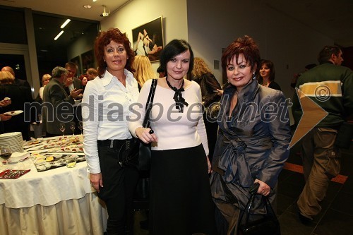 Irena Ognjenovič, Jožica Brodarič, modna ikona in Zdenka Kahne, lastnica in direktorica kozmetike Kahne