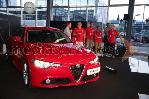 Alfa Romeo Giulia, predpremierna predstavitev