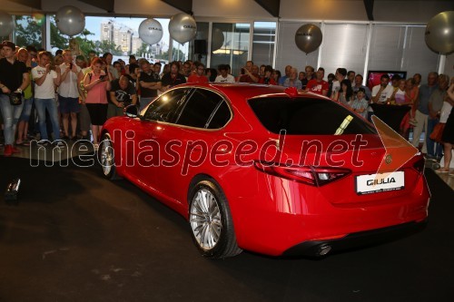 Alfa Romeo Giulia, predpremierna predstavitev