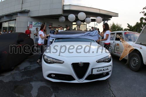 Alfa Romeo Giulia, predpremierna predstavitev