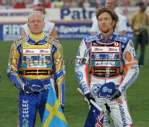 Tony Rickardsson, Švedska in Jason Crump, Avstralija