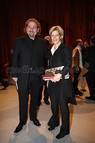 Darko Brlek, direktor Ljubljanskega festivala in Karen Kamenšek, dirigentka in umetniški vodja Opere in baleta SNG Maribor