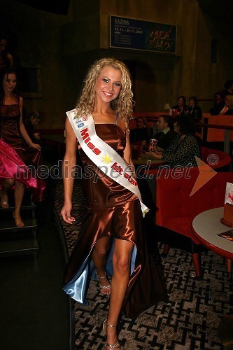 Patricija Mavrič, 1. spremljevalka Miss Hit Stars 2008