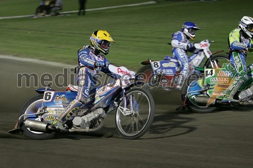 Tomasz Gollob in Jaroslaw Hampel (oba Poljska) ter Antonio Lindbaeck, Švedska