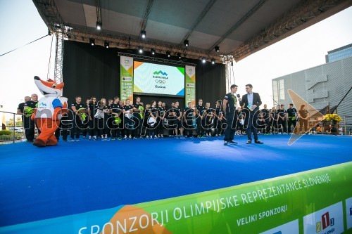 Sprejem olimpijske reprezentance Slovenije