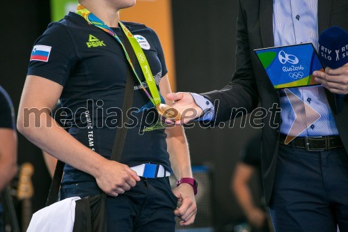 Olimpijska zlata medalja Tine Trstenjak Rio 2016