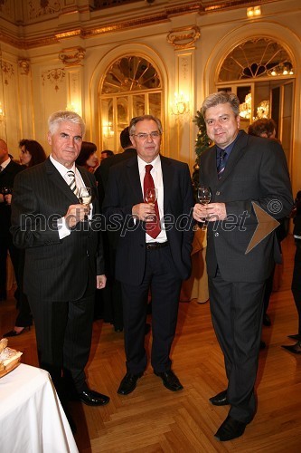 Dr. Ludvik Toplak, nekdanji rektor mariborske univerze, dr. Jože Glogovšek, mestni svetnik MOM in Andrej Verlič, podžupan Mestne občine Maribor