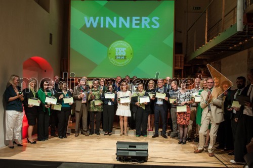 Dobitniki nagrade Top 100 trajnostnih destinacij sveta