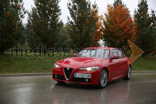 Alfa Romeo Giulia, slovenska predstavitev