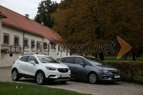 Opel Mokka X in Zafira, slovenska predstavitev