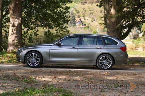 BMW 325d Touring Luxury Line, mediaspeed test