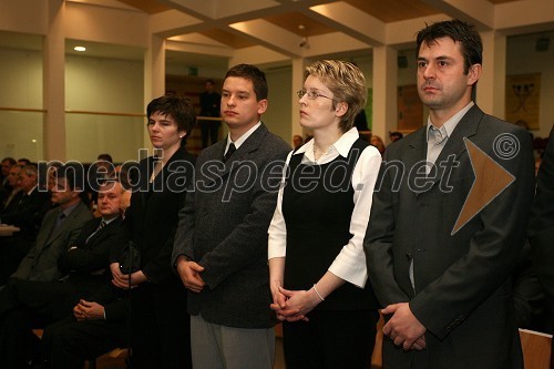 Dr. Brigita Kacjan, dr. Matija Arko, dr. Andreja Božič Horvat in dr. Boris Cigale