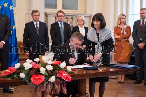 Predsednik Ukrajine Porošenko na povabilo predsednika republike Pahorja obiskal Slovenijo