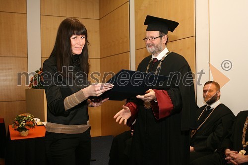 Promocija doktorjev znanosti in slovesnost ob Rektorjevem dnevu Univerze v Mariboru, januar 2008