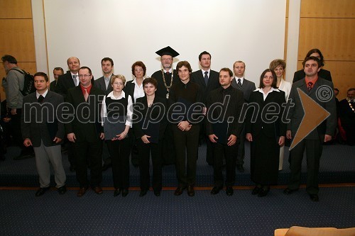 Promocija doktorjev znanosti in slovesnost ob Rektorjevem dnevu Univerze v Mariboru, januar 2008