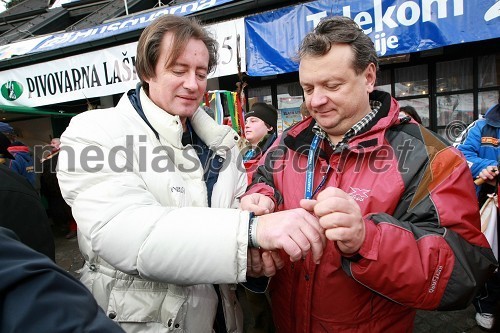 Vladimir Rukavina Gogo, direktor Narodnega doma Maribor in Iztok Jarc, minister za kmetijstvo, gozdarstvo in prehrano RS