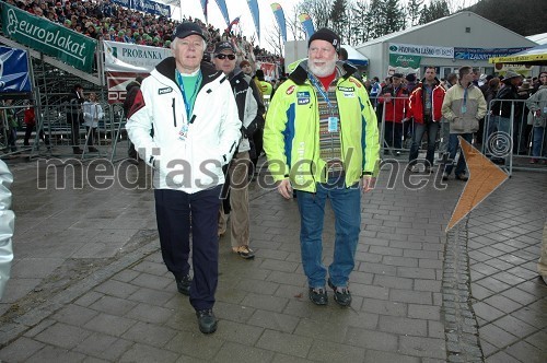 Tone Vogrinec in Jaro Kalan, direktor Smučarske zveze Slovenije