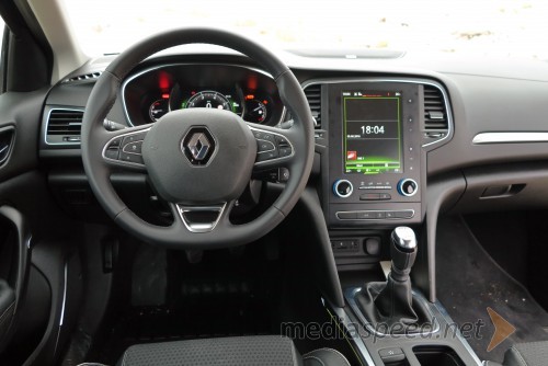 Renault Megane Bose Energy TCe 130, enostavna notranjost