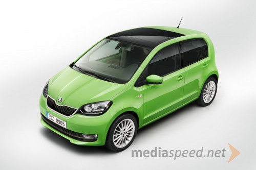 Škoda Citigo z novim sprednjim delom in posodobljeno notranjostjo