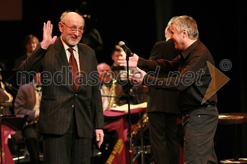 Pavel Ledinek, direktor podjetja Ledinek, naj malo in srednje veliko podjetje 2007 po izboru Mariborčanov in Zoran Predin
