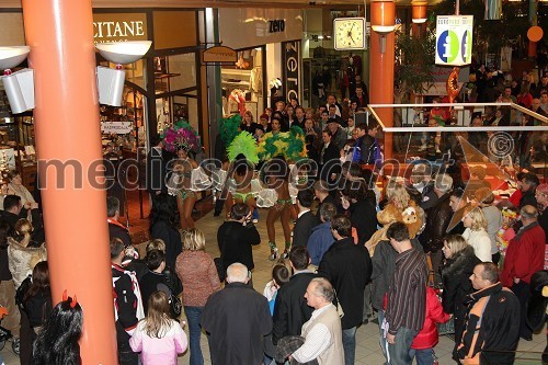 Brazilska skupina Viva Brasil in obiskovalci