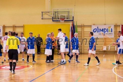 Dobrodelna tekma z velikani slovenskega športa