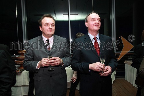 Franc Zdolšek, župan občine Laško in Janez Podobnik, minister za okolje in prostor