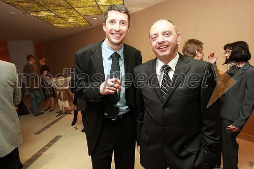 Tomaž Blagotinšek, direktor Radenske in Roman Matek, direktor Zdravilišča Laško