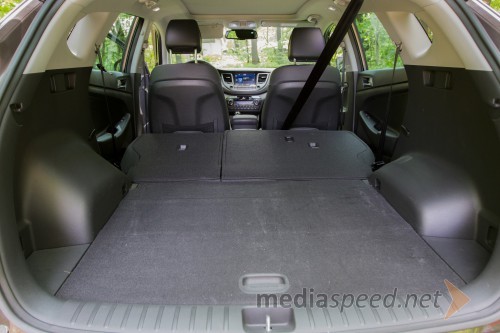 Hyundai Tucson 1.7 CRDi HP 7DCT 2WD Impression, do 1.503 litre se poveča prtljažnik