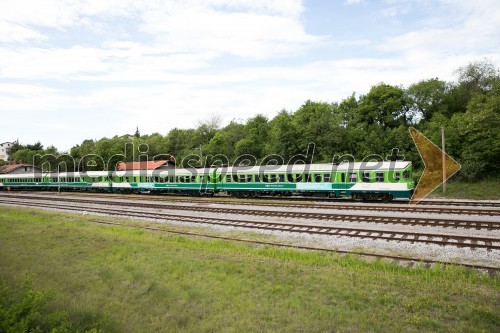 Tradicionalna vožnja z vlakom Ljubljana Festivala in Slovenskih železnic