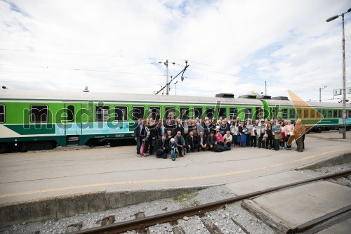 Tradicionalna vožnja z vlakom Ljubljana Festivala in Slovenskih železnic