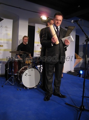 Mihail Valentinovič Vanin, veleposlanik Rusije in dobitnik nagrade Guest Star 2007 za naj tujo osebnost na področju diplomacije