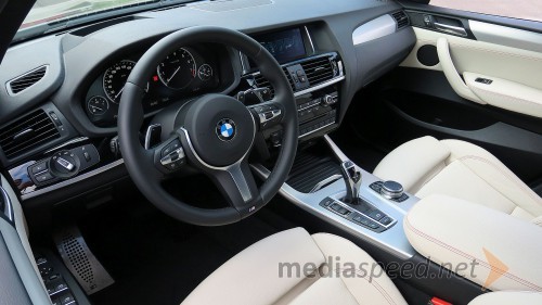 BMW X4 xDrive28i, notranjost