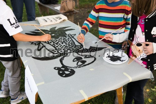 2. LIKfest, zaključna prireditev z izdelavo grafike velikanke