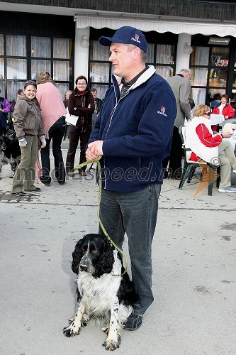 Franc Kangler, župan Maribora in njegov pes Ajk