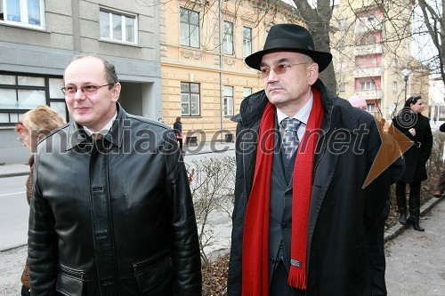 Martin Nose, direktor Zadružne zveze Slovenije in Dr. Draško Veselinovič, predsednik uprave Deželne banke Slovenije d.d.