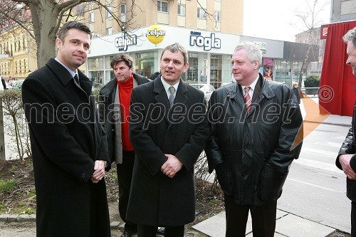 Mag. Štefan Belingar, član uprave Deželne banke Slovenije d.d., Peter Vrisk, predsednik Kmetijsko gozdarske zbornice Slovenije in Jožef Berdnik, direktor Kapitalske zadruge z. b. o.