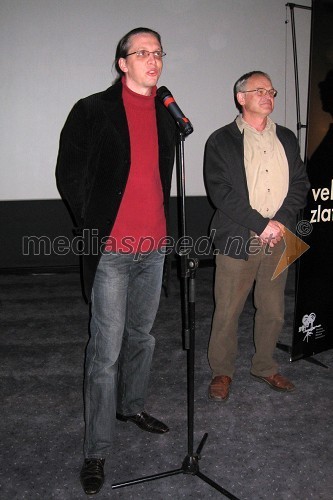 Marko Naberšnik, režiser in Franci Zajc, producent