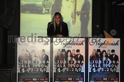 Eva Breznikar, vodja piara organizatorja koncerta skupine Nightwish, Agitator d.o.o.