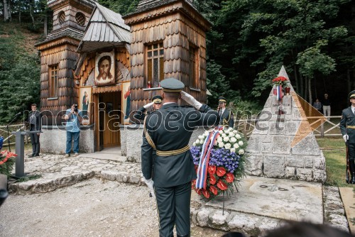 Spominska slovesnost pri Ruski kapelici