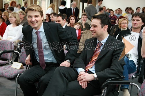 Wilfried Weitgasser in Danilo Ferjančič, direktorja Porsche Slovenija