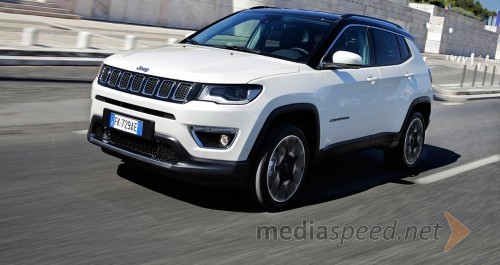 Jeep Compass prejel pet zvezdic – najboljšo oceno na testu EuroNCAP